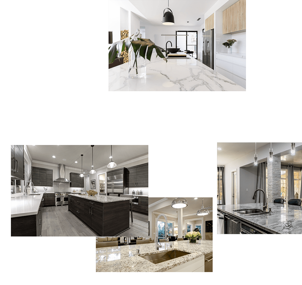 granite and marble countertops